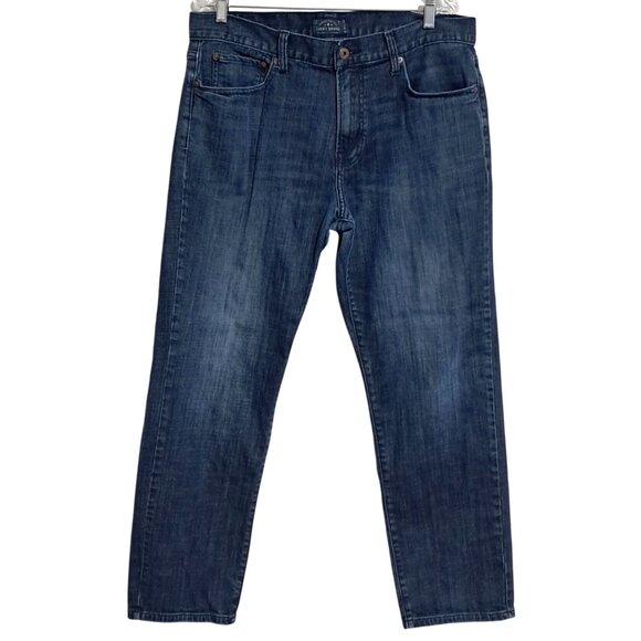 Lucky Brand Jeans Size 36x30 221 Original Straight Blue Denim - Picture 2 of 13
